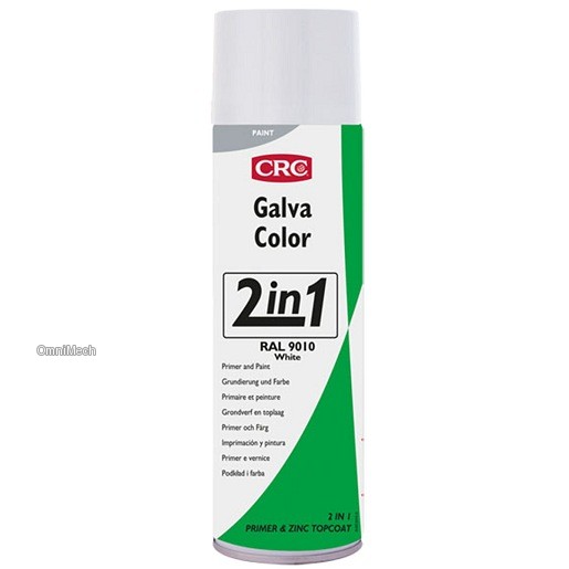 CRC INDUSTRIES GALVACOLOR 9010 WHITE AEROSOL 500ML универсальные краски