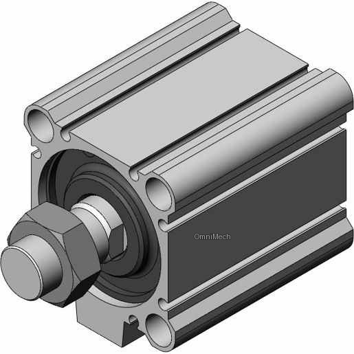 SMC CDQ2B50-35DMZ-M9BL цилиндр