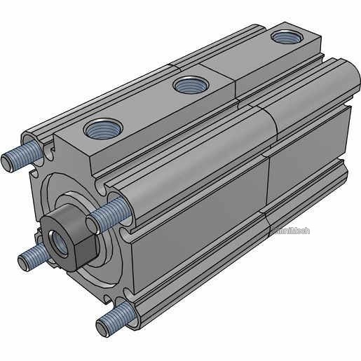 SMC CDQ2B32-5+5DZ-XC11 базовый цилиндр