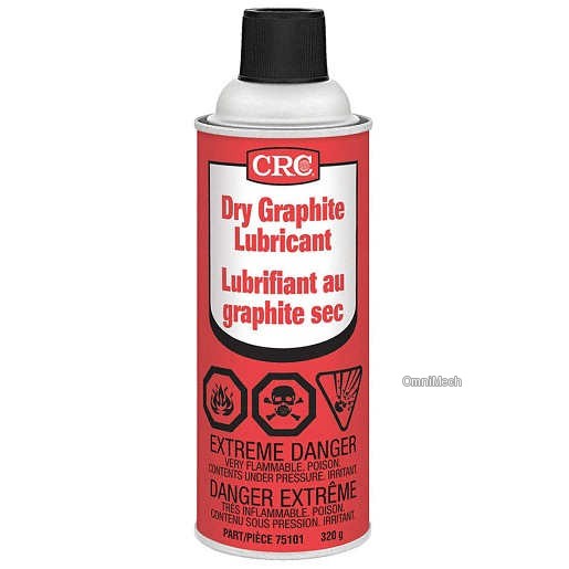 CRC INDUSTRIES DRY GRAPHITE LUBE 320G сухая графитовая смазка