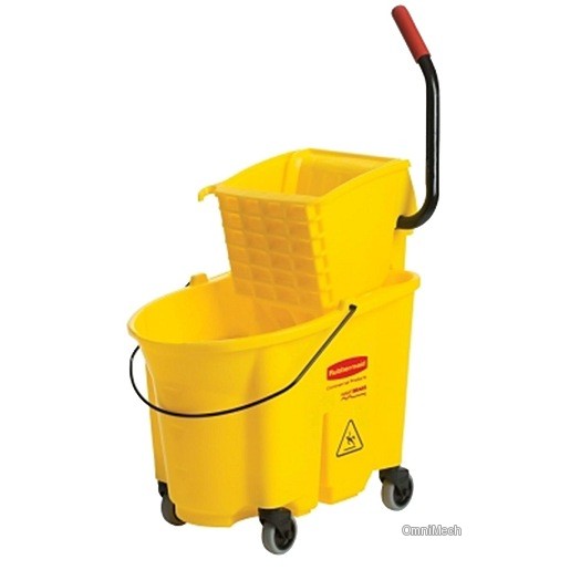 RUBBERMAID FG758088BRN боковой пресс с волновым тормозом
