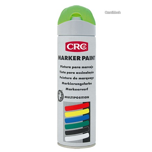 CRC INDUSTRIES MARKER PAINT FLUO GREEN AEROSOL 500ML средства для маркировки