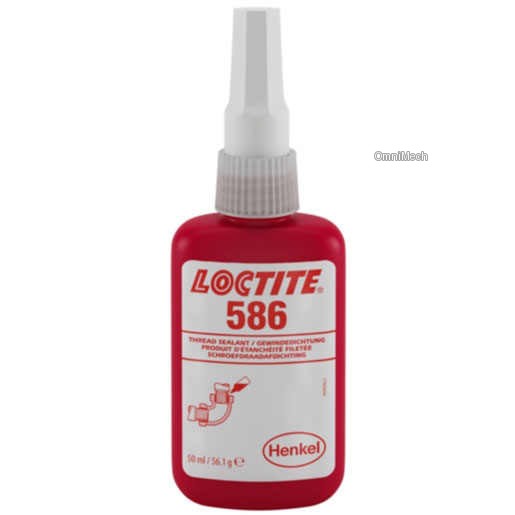HENKEL 586 RED 50ML IDH 149318 анаэробные клеи